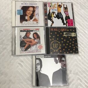 90s Y2K CDs CD My Best Friends Wedding Runaway‎ Bride soundtrack TLC wallflowers